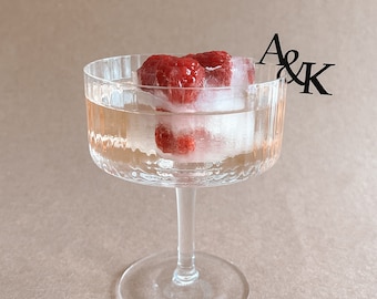 NIEUW! Gepersonaliseerde bruiloftsdranktoppers | Bruiloftscocktail | Aangepaste bruiloftsdranklabel | Drankroerder | Initiaal drinktopper | Bruiloftsglas