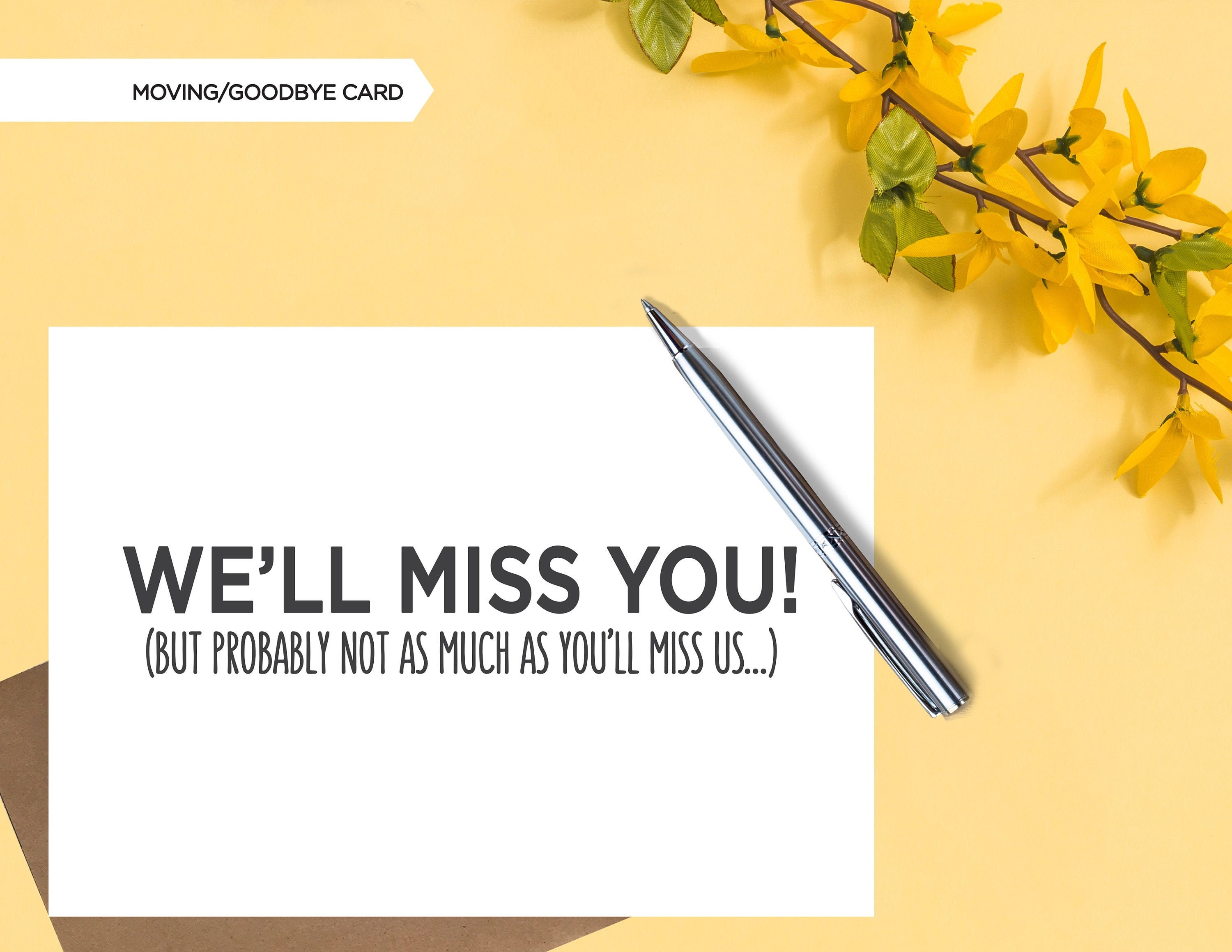 NEW Funny We'll Miss You Card Moving Housewarming Gift - Etsy Hong Kong NEW Funny We'll Miss You Card Moving Housewarming Gift - Etsy Hong Kong