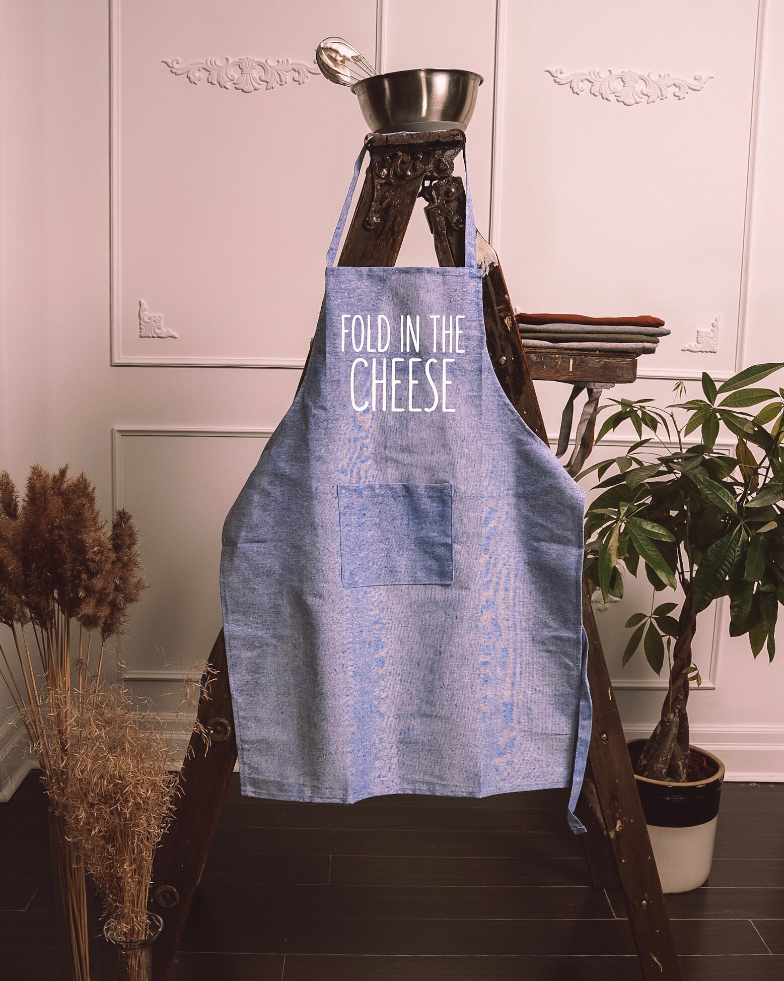 NEW Fold in the Cheese Apron Kitchen Apron Ew David Etsy Canada