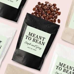 NEU! Bedeutet, um Bohnenkaffee-Hochzeits-Bevorzugungs-Tasche | Brautparty Gunst | Kaffee Geschenk Beutel | Personalisierte Hochzeit Gunsten | Teebeutel