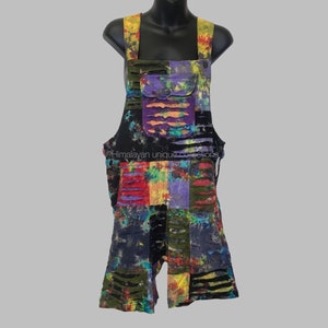 Hippie short overalls