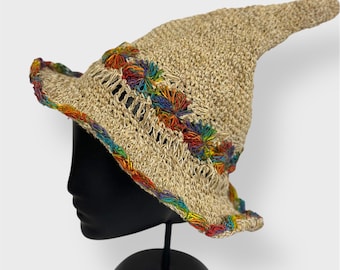 Pixie hood Hemp & Cotton hat
