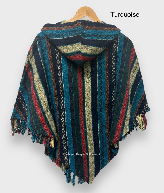 Hippie Short Poncho for Men & Women - Etsy Hippie Short Poncho for Men & Women - Etsy