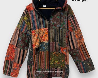 Mushroom Patch jacket with Fleece lining