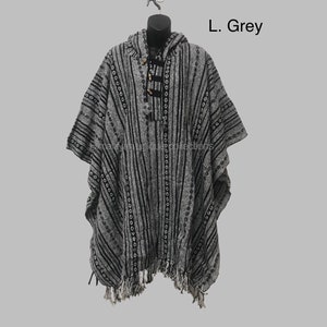 GURU SHOP Poncho, hippie chic, etnische poncho, Andesponcho, heren