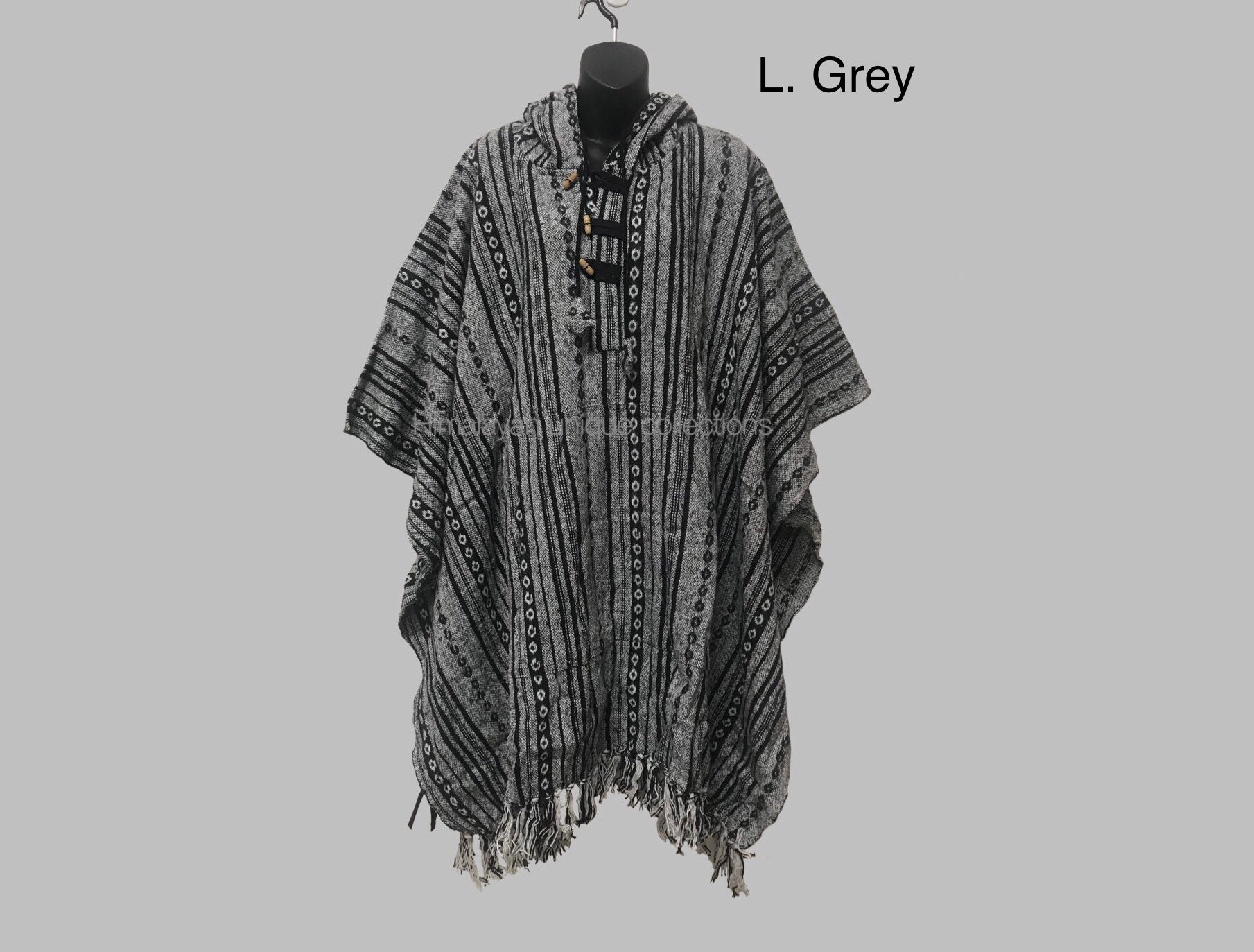 Boho hippie Handmade Cotton Poncho