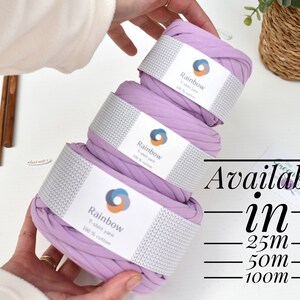 Tshirt yarn 25m, 50m or 100m balls in 7-9mm thickness 100% Cotton yarn 49 colours Premium quality t shirt yarn for baskets, bags, home decor