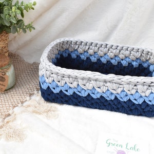 Baby Embroidered Pattern Baby Bottle Storage Basket