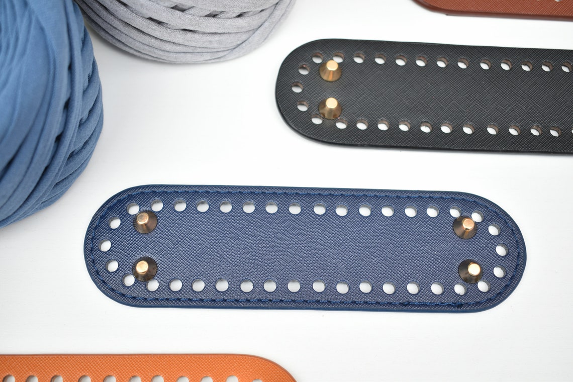 DIY Small bag making kit PU Leather small bag bottom Crochet Etsy