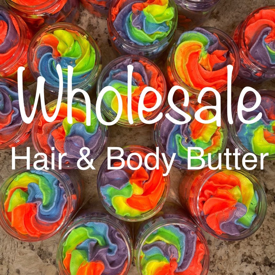 7lbs/1Gal or 35lbs/5Gal Wholesale Thick Whipped Hair and Body Butter with Shea & Cocoa Butter
