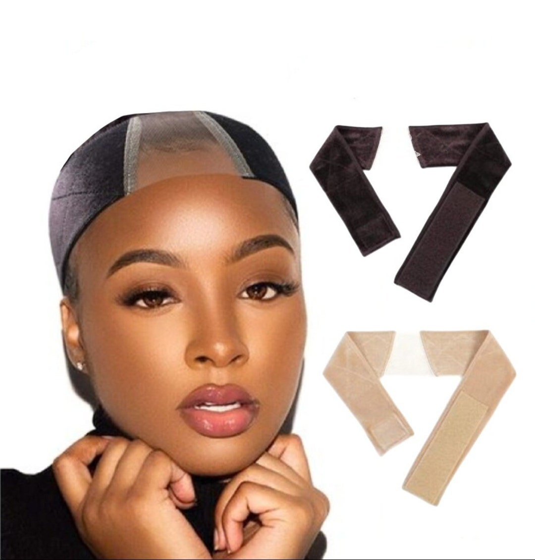 Non Slip Velvet Wig Grip Band, Adjustable Headband With Transparent