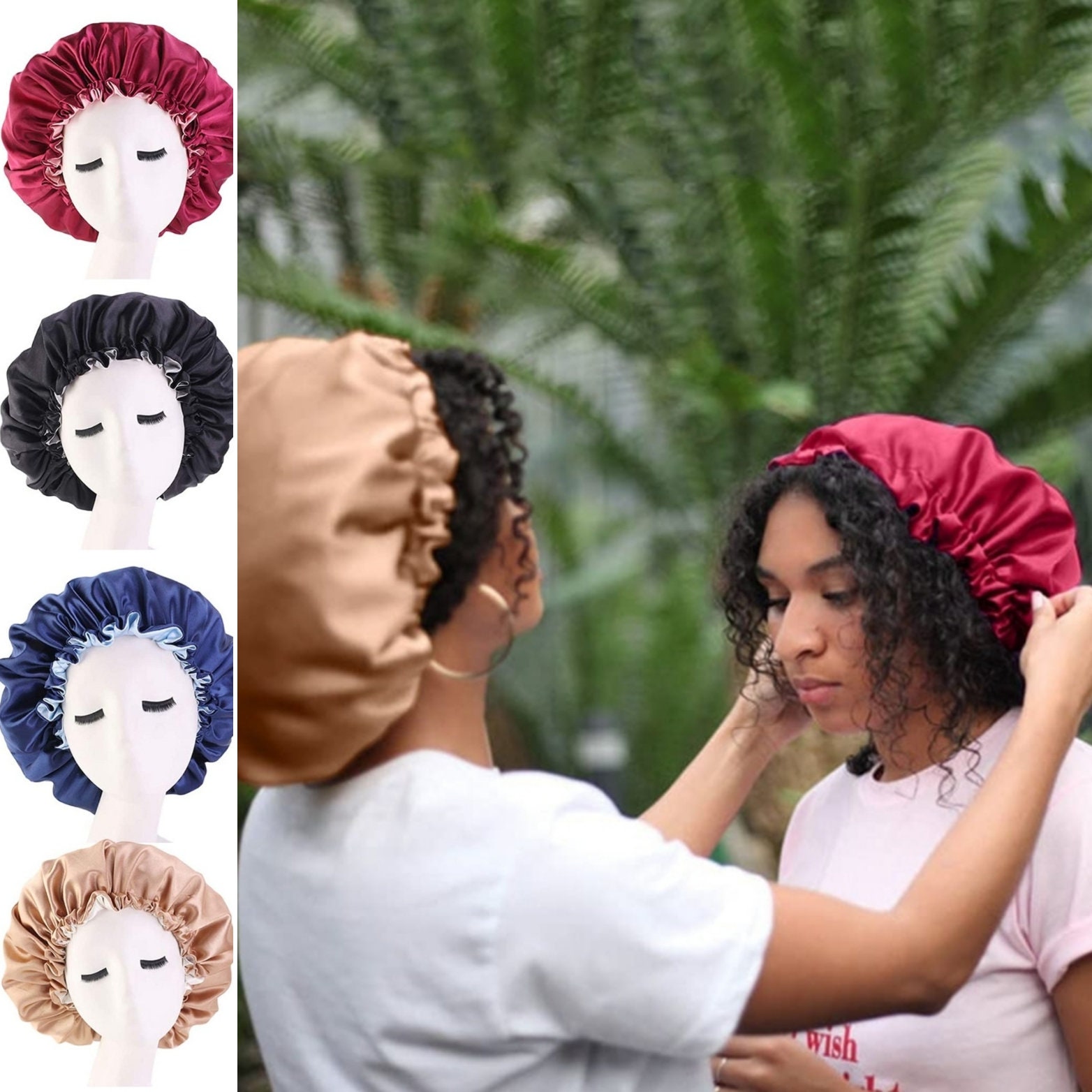 Hair Bonnet - Etsy Hair Bonnet - Etsy