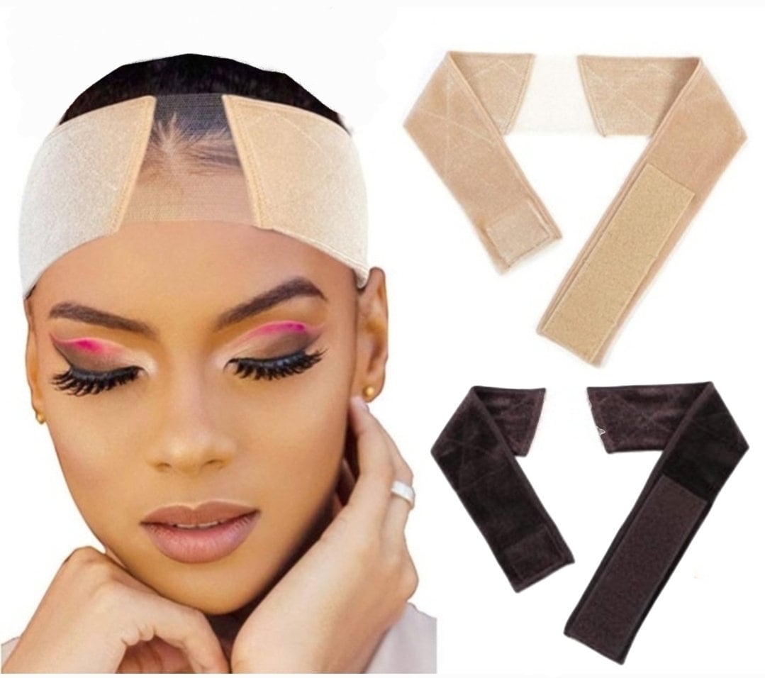 Buy ATRAENTE Wig Grip Wig Band,Adjustable Wig Band for Lace Front Wigs,Wig  Bands No Slip,Velvet Wig Grip Headbands for Women,Wig Grip Cap for Lace  Wigs with Free Wig Cap(2 Packs Brown+Black) Online