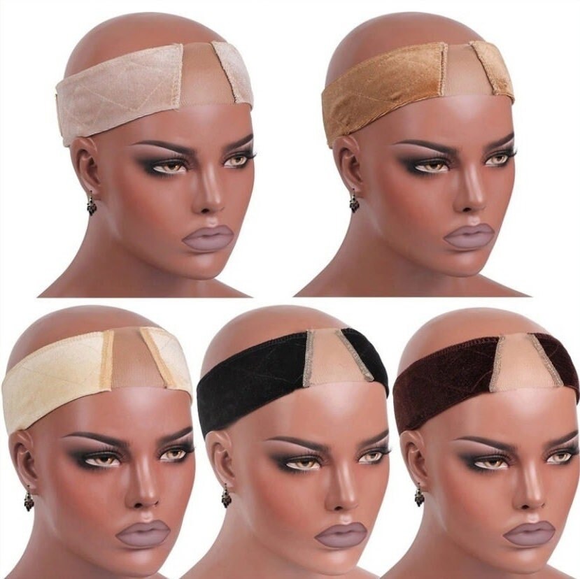 Buy Aksice Wig Grip, Wig Grip Headbands for Women, Wig Grip Cap for Lace  Wigs, Velvet Wig Bands No Slip with 2 Pcs Wig Cap (Brown) Online at  desertcartEcuador