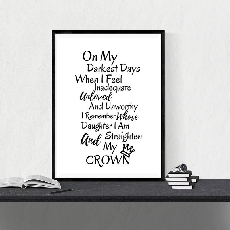 On My Darkest Days - Etsy