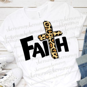 Faith Png, Easter Png, Cross Png, Leopard Print Png, Christian Png, Leopard Cross Png, Faith Cross, Tshirt Designs, Cross Clipart