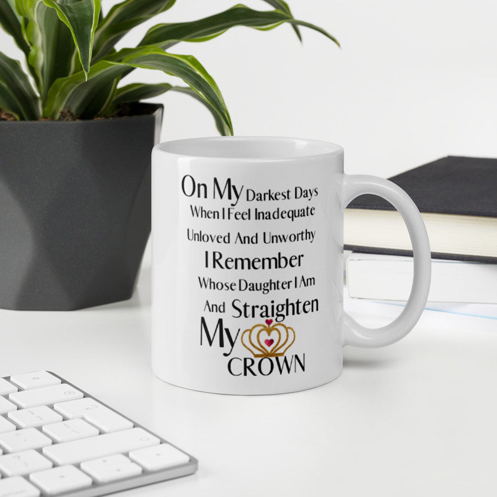 Christian Coffee Mug on My Darkest Days When I Feel Inadequate Etsy