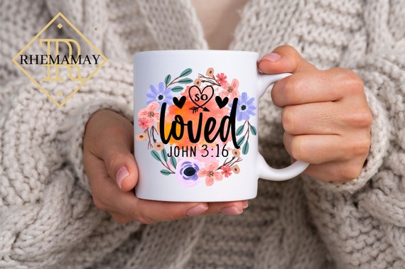 Scripture Coffee Mug, Large Coffee Mug, Christian Mug, Bible Verse Mug, 15 Oz Mug, Inspirational Mug, Religious Coffee Mug, Scripture Mug