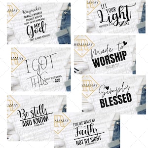 Christian Svg Bundle, Waymaker Svg, Bible Verse Svg, Scripture Svg, Religious Svg Bundle, Christian Bundle, Faith Svg Bundle, Blessed Svg