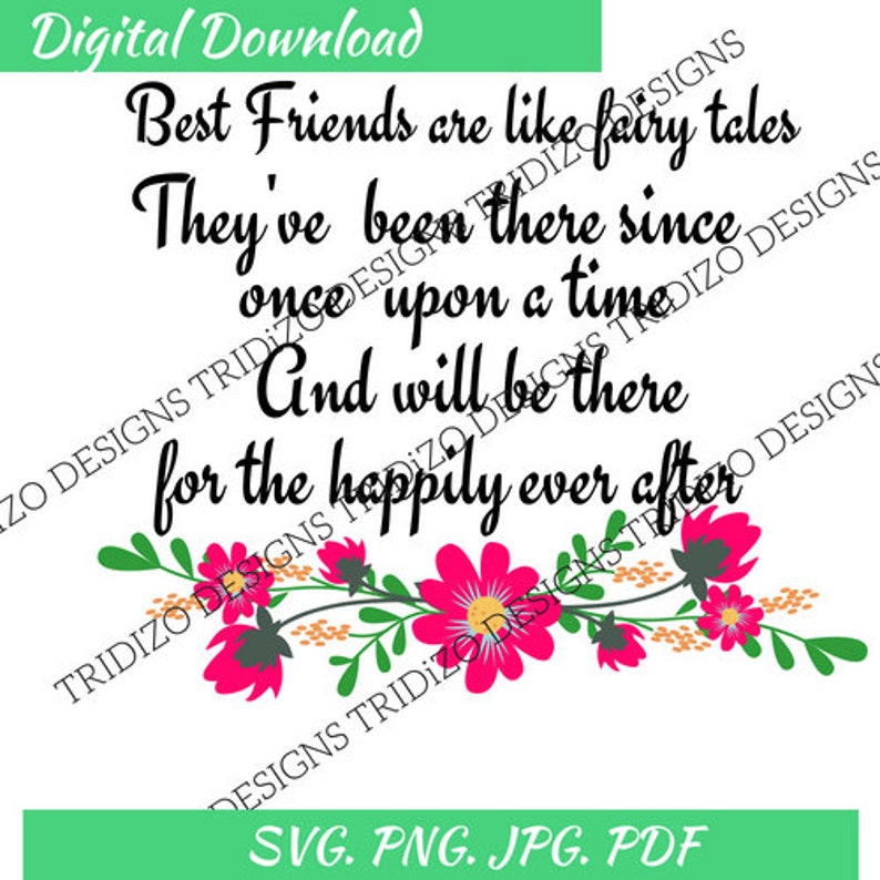 Download Best Friends Svg Digital Print File Cricut Clipart Cut ...