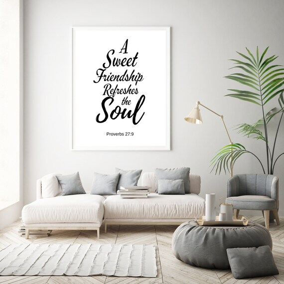 A Sweet Friendship Refreshes The Soul {Poster} A Sweet Friendship Refreshes The Soul {Poster}