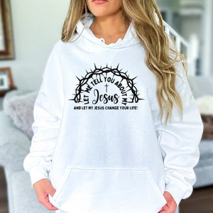 Jesus Hoodie, Christian Hoodie, Jesus Apparel, Religious Hoodie, Jesus Clothes, Plus Size Hoodie, Unisex Heavy Blend Hooded Sweatshirt