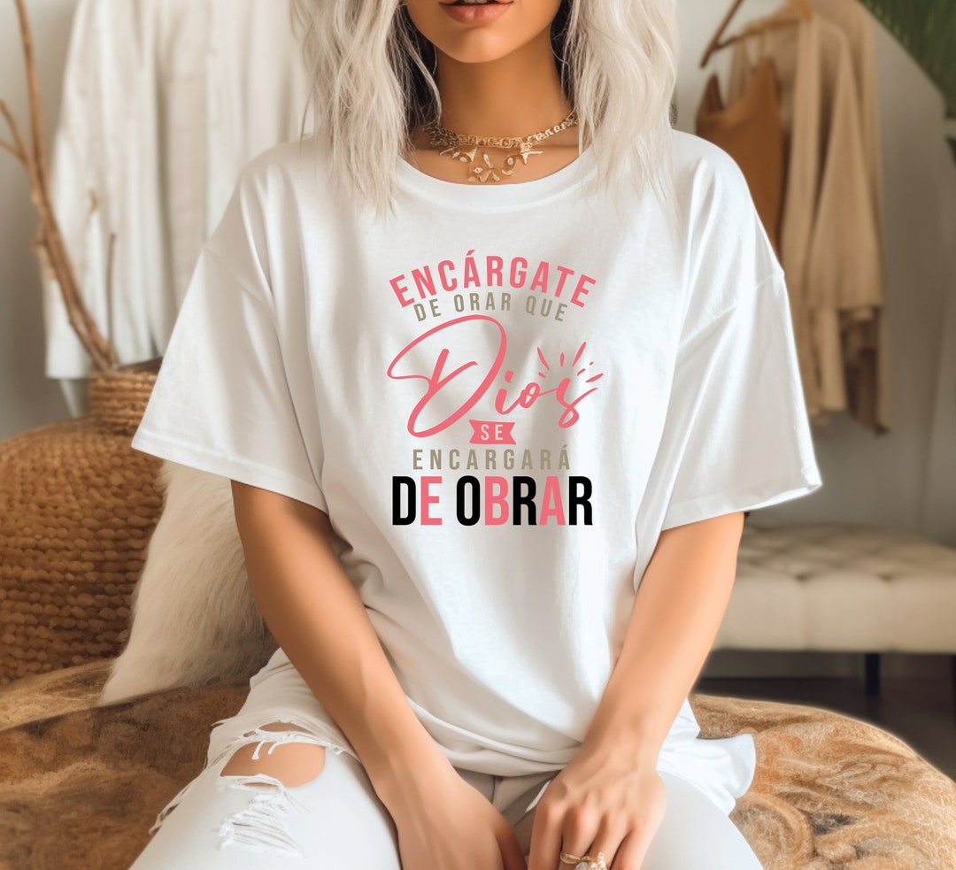 Christian Apparel, Tee in Spanish, Spanish Shirt, Tee in Spanish