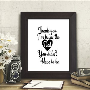 Svg Bedankt dat je de vader bent, je hoefde niet te zijn Png Clipart Svg-bestanden Dankbaarheid Svg-bestand voor T Shirt Mokken Png-bestand Papa Svg-bestand Cricut