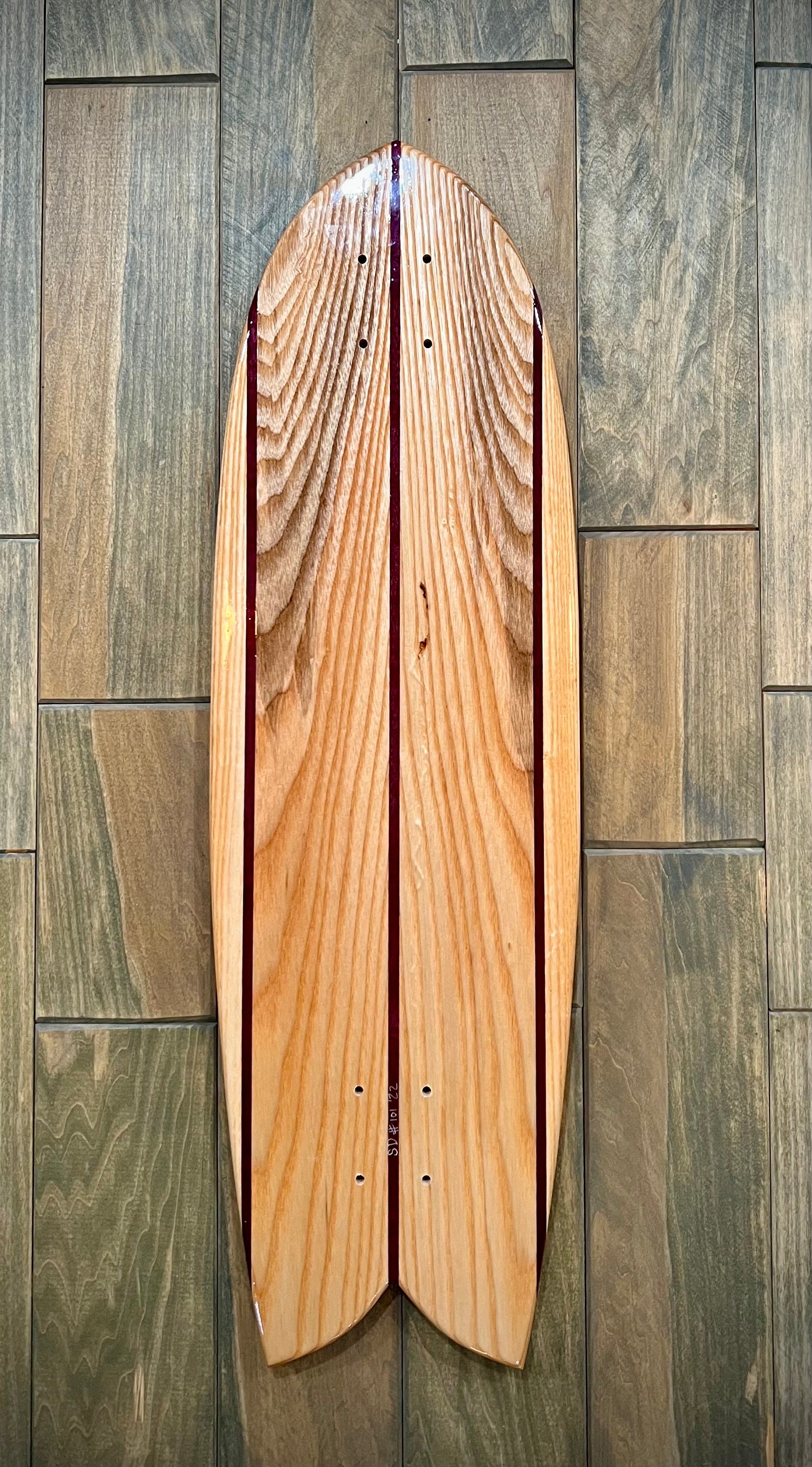 Exotic Hardwood Skateboard Deck Etsy