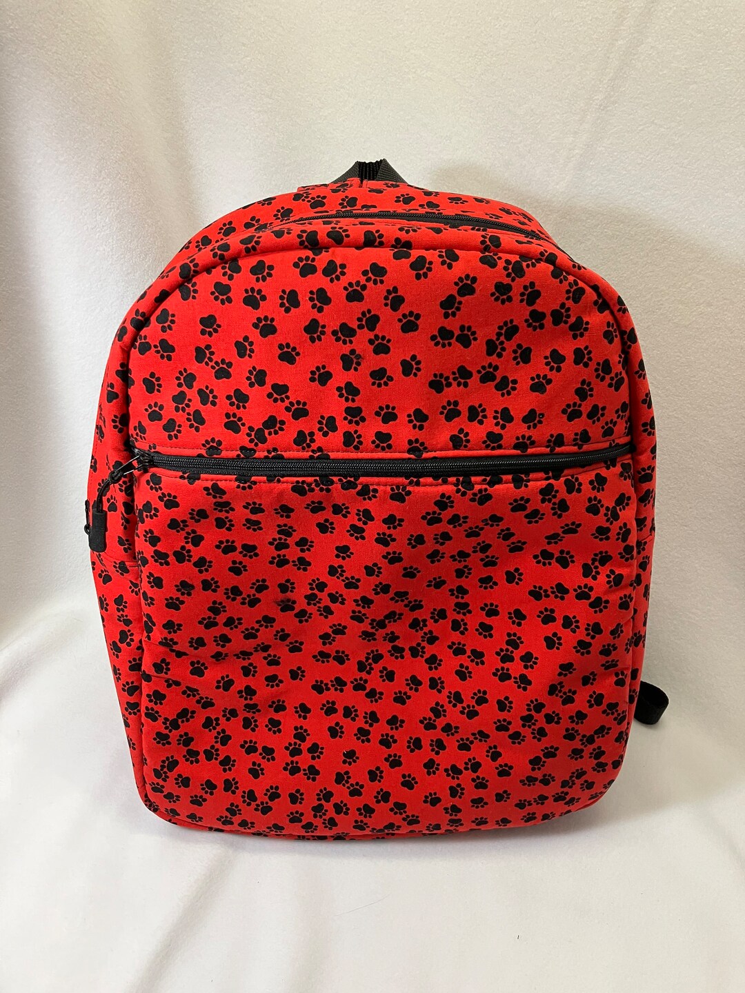Pattern Print Paw Premium Backpack