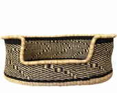 XL Bolga Dog Bed Basket Dog Basket Handmade Dog Bed Comfortable Dog Bed Wicker Dog Bed African Dog Bed Natural Pet Bed