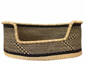 XL Bolga Dog Bed Basket Dog Basket Handmade Dog Bed Comfortable Dog Bed Wicker Dog Bed African Dog Bed Natural Pet Bed