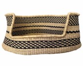 XL Bolga Dog Bed Basket Dog Basket Handmade Dog Bed Comfortable Dog Bed Wicker Dog Bed African Dog Bed Natural Pet Bed