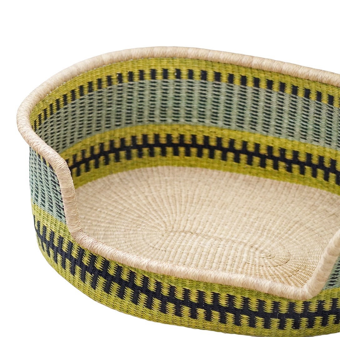 XL Woven Dog Bed Basket Dog Basket Handmade Dog Bed Etsy