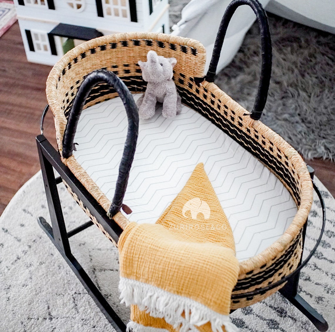 African Moses Basket Baby Moses Basket Organic Etsy
