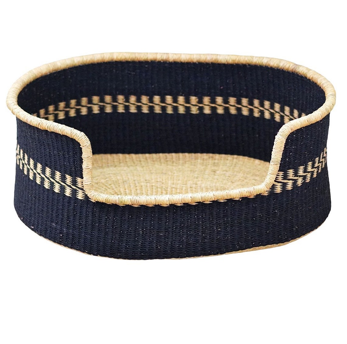 XL Woven Dog Bed Basket Dog Basket Handmade Dog Bed Etsy