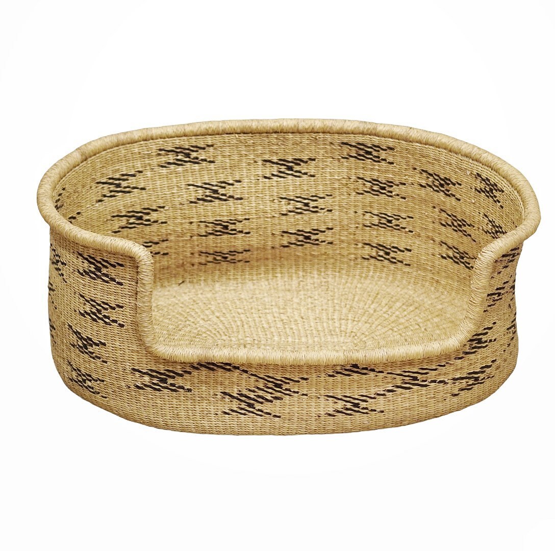 XL Woven Dog Bed Basket Dog Basket Handmade Dog Bed Etsy