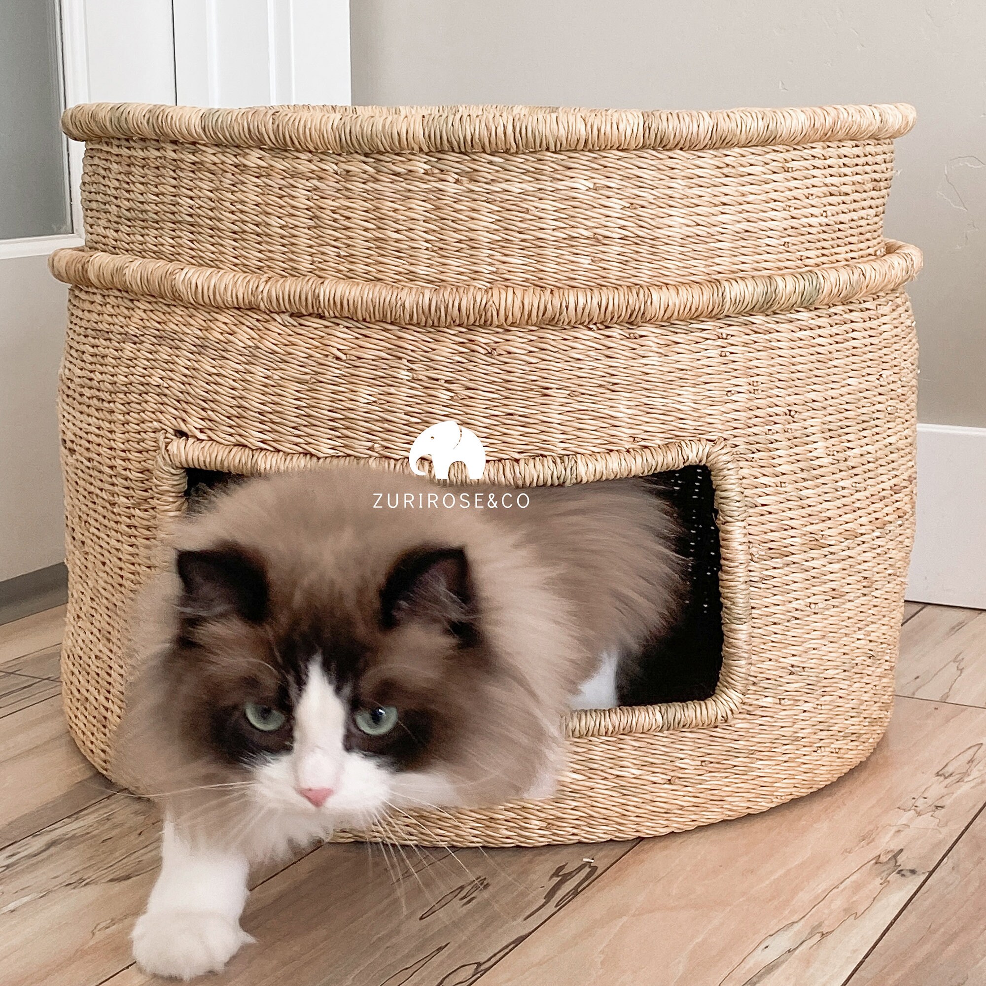 Custom Woven Cat Basket Bed Cat Basket Handmade Dog Bed Etsy