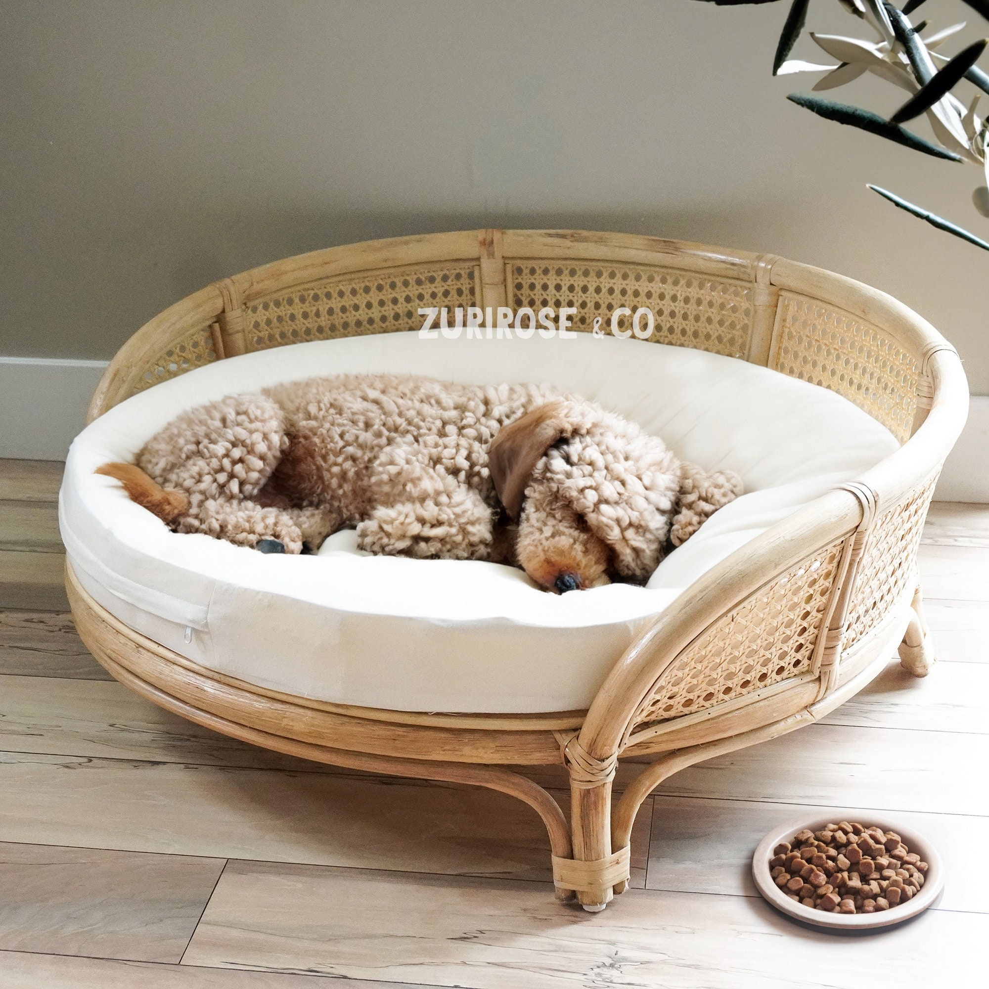 Dog rattan best sale bed