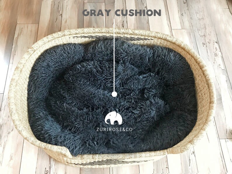 Comfortable Dog Bed Natural Pet Bed African Dog Bed Handmade Dog Bed XL Woven Dog Bed Basket Wicker Dog Bed Dog Basket