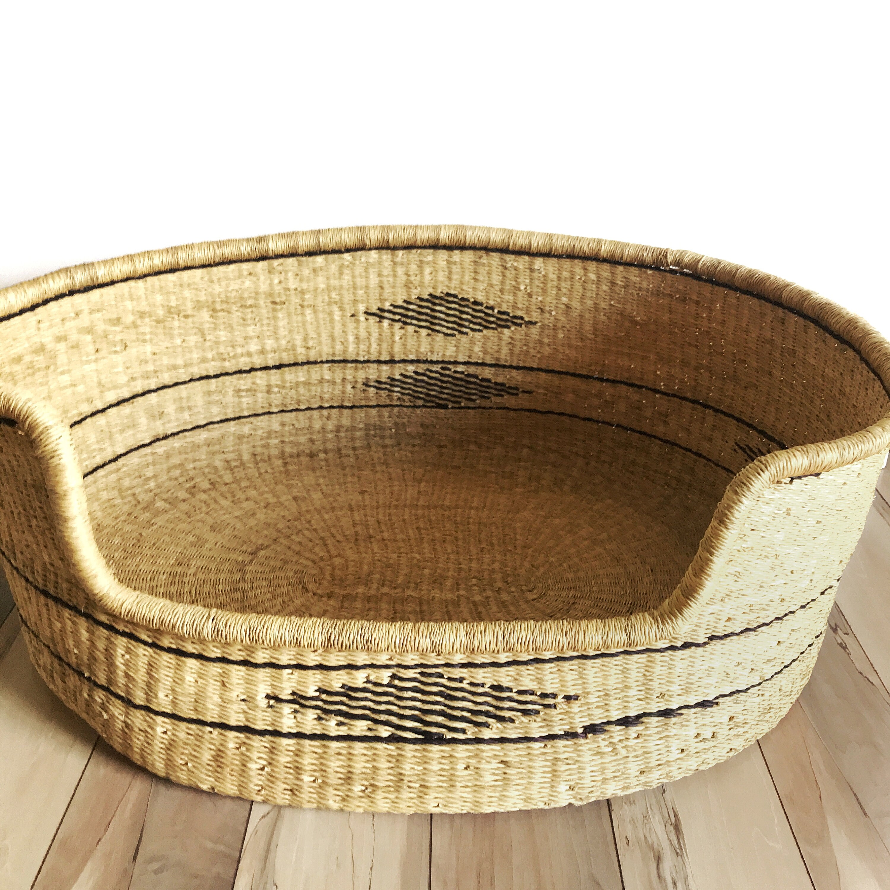 XL Woven Dog Bed Basket Dog Basket Handmade Dog Bed Etsy