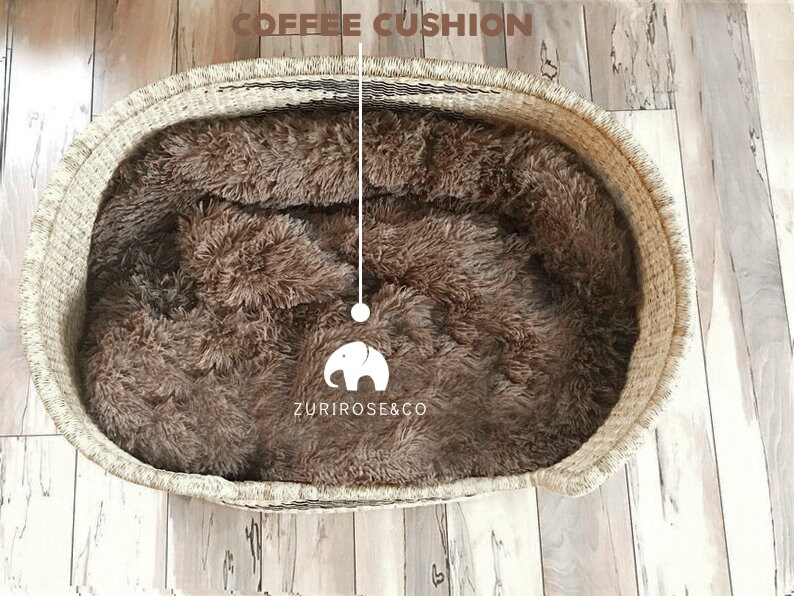 Comfortable Dog Bed Natural Pet Bed African Dog Bed Handmade Dog Bed XL Woven Dog Bed Basket Wicker Dog Bed Dog Basket