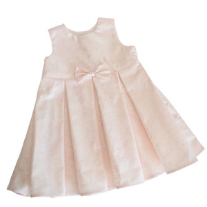 Box pleated baby frock hotsell