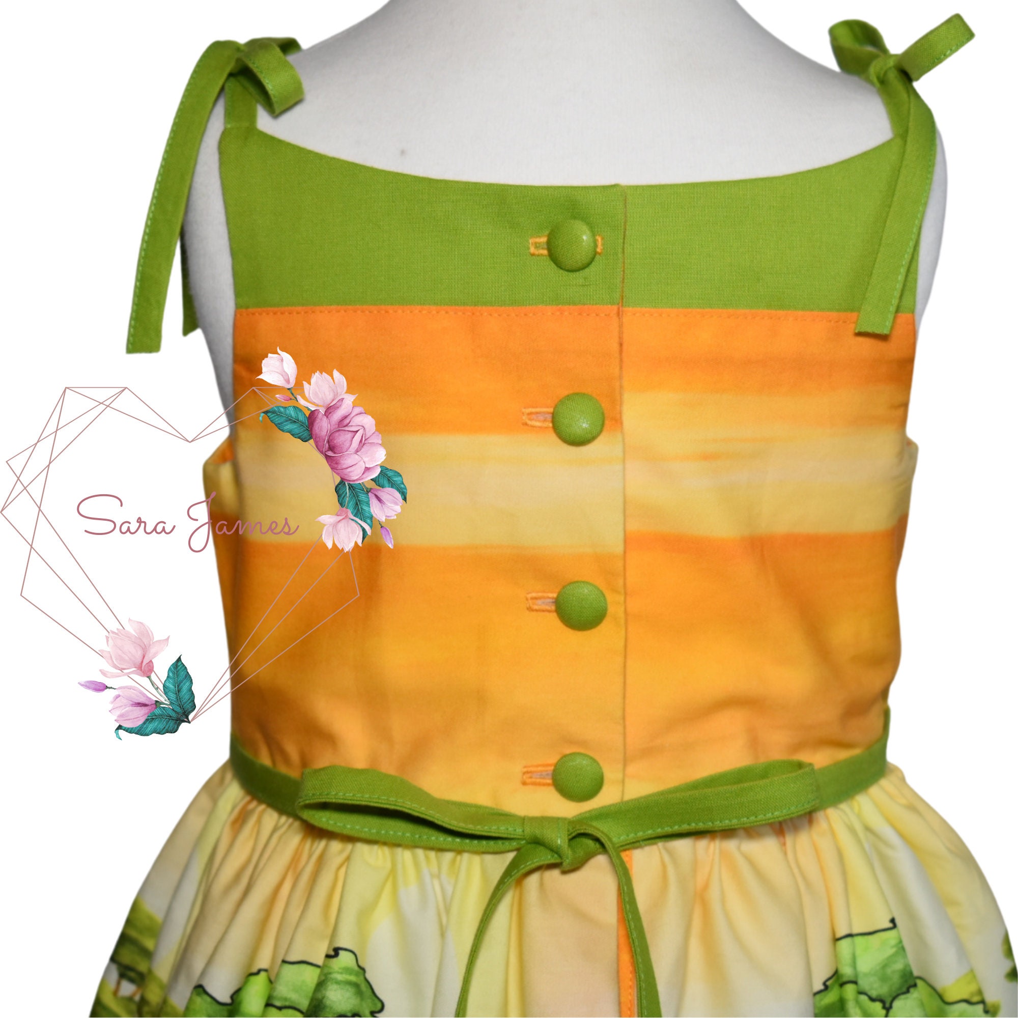 LIMITED Animal Kingdom Safari Girls Summer Dress Safari Etsy UK