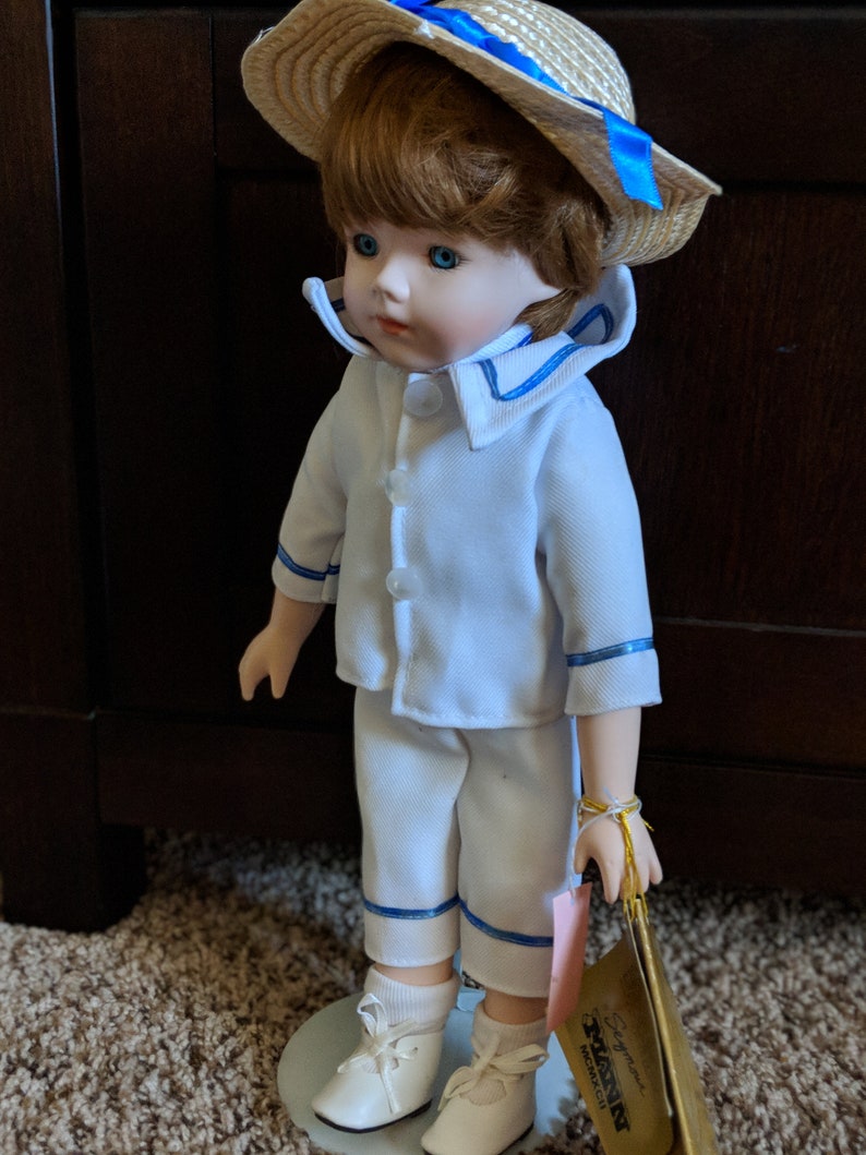 Patrick Mann Doll Collectors Guild Porcelain Vintage Doll Etsy