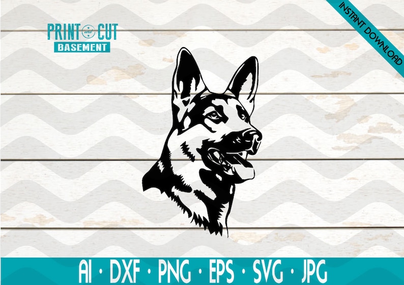 Download Clip Art Png German Shepherd Dog Svg Silhouette Svg Eps German Shepherd Svg Dog Lover Digital Clipart Vector Pet Lover Cricut Cut Cutting File Art Collectibles