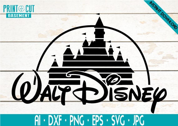 Walt Disney Castle Svg Disney Castle Fireworks Svg Disney Etsy