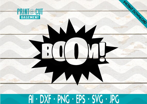 Explosion Boom Fire Shooting War Bomb Explosions Hazard Boom Etsy