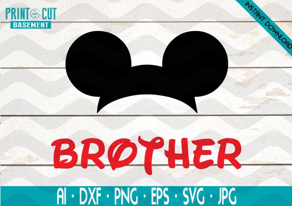 Download Free Mickey Mouse Brother Ears Svg Disney Mickey Mouse Head Svg Etsy SVG Cut Files