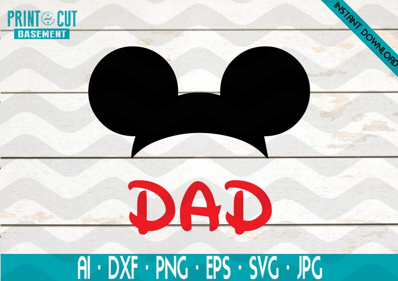 Download Mickey Mouse Dad Ears Svg Disney Mickey Mouse Head Svg Cricut Silhouette Svg File Instant Download Mickey Mouse Head Svg File Clip Art Art Collectibles